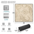 thumbnail image 3 of Fish Print Beach Blanket Outdoor Picnic Blanket 78"x 78" Waterproof Foldable for Beach Camping Travel Hiking Grass Lawn Park, 3 of 5