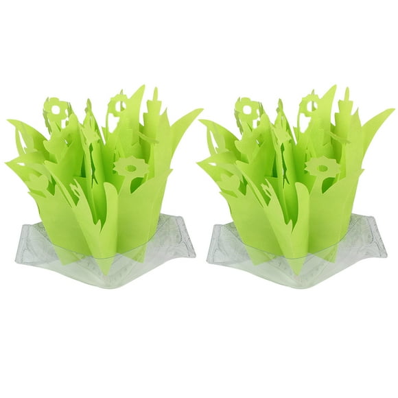 2 piezas Caja de tortugas Humidificador Plantas de imitación de gasificación natural Humidificador