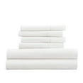 thumbnail image 6 of Queen, White Solid Microfiber 6 Piece Bed Sheet Set, by Noble Linens, 6 of 11
