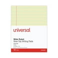thumbnail image 2 of Universal Glue Top Pads, Wide/Legal Rule, 8.5 x 11, Canary, 50 Sheets, Dozen -UNV22000, 2 of 8