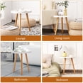 thumbnail image 6 of Set of 2 Small Round Side Table Sofa Coffee End Accent Table Nightstand Home, 6 of 12