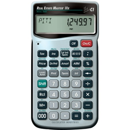 Calculated Industries Real Estate Master IIIX Real Estate Finance Calculator (Best Real Estate Calculator)
