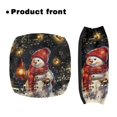 thumbnail image 2 of HELLHERO Snowman Easy to Clean Rollator Seat Cover Seat & Back Cover & Soft Stretchable Material and Walker Protection for Elderly, 2 of 6