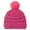 Hot Pink, variant on Karoyedx Kids Baby Hat Toddler Baby Boys Girls Knitted Cap Beaniess Pompom Elastics Turban Winter Warm Hat Grey Size,One Size