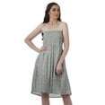 thumbnail image 1 of Moomaya Robes Tube Top pour Femmes Robe d'Été de Plage Poly Crêpe Décontractée Robe d'Été, 1 of 4