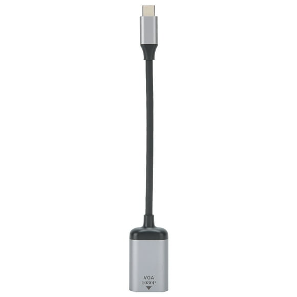 Adaptador de Tipo C A VGA, Convertidor de Tipo C A VGA, Adaptador USB C Tipo C Para El Hogar