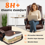 Waleaf Home Office Chair, 400LBS 8Hours Heavy Duty Design, Ergonomic High Back Cushion Lumbar Back Support, Computer Desk Chair, Big and Tall Chair for Work