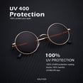 thumbnail image 2 of Gafas de sol redondas polarizadas KALIYADI con protección UV400 de 45mm para hombres y mujeres, 2 of 7