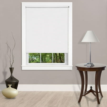 Traditional Elegance Cordless Tear Down Room Darkening Window Shade 73x72 White