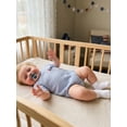 thumbnail image 6 of Cenuakty Baby Boy Romper, 0-18M Short Sleeve Crew Neck Stripes Embroidery Car Summer Bodysuit Clothes for 4th of July, 6 of 9