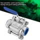 thumbnail image 5 of Válvula De Bola, Válvula De Bola De Paso Completo De Tres Piezas, Suministros Industriales De Flujo Rápido Para Regular El Control De Accesorios De Tuberías ANGGREK Otros, 5 of 8