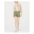thumbnail image 3 of T.D.C. Womens Green Ruffled Shorts 0, 3 of 3