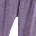 thumbnail image 4 of Elainilye Fashion Womens Loungewear Set Warm Underwear Fleece Thickened Pajamas Sleepwear Bottoming Set,Purple, 4 of 5