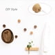 thumbnail image 4 of Gancho para abrigos de madera, ganchos de pared, 5 uds., ganchos para abrigos redondos, gancho para puerta, para pared, decoración del hogar, sala de estar, baño, madera de haya, 4 of 5