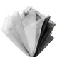 thumbnail image 1 of Uxcell Papel de Envoltura de Algodón Coreano de 60 Hojas, Papel Floral para Envolver Ramos y Empaquetar Regalos, Blanco, Negro, Gris, 1 of 1