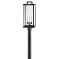 thumbnail image 1 of Hinkley Canada Weymouth 3-Light LED Outdoor Post Mount, Black with Glass, 1 of 1