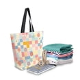 thumbnail image 2 of FORMRS Womens Canvas Tote Bag with Zipper Inner Pocket Shoulder Handbag, Pink Floral, 2 of 7