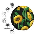 thumbnail image 4 of Yiaed Sunflower 1 Print Tire Wheel Cover, Waterproof Spare Tire Cover Fit for Jeep, Truck,Trailer, RV, SUV, Camper and Most Vehicle-17 inch, 4 of 6