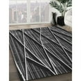 thumbnail image 2 of Ahgly Company Indoor Round Patterned Mid Gray Novelty Area Rugs, 7' Round, 2 of 6