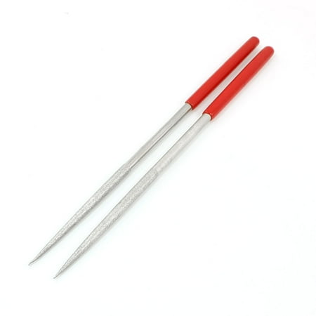 

Unique Bargains Hardware 4.5mm Dia Shank 180mm Long Round Diamond Files 2 Pcs