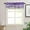 Purple, variant on Coastal Beach Valances for Windows - Navy Blue Kitchen Curtains Valances - Abstract Blue Wave Window Valances Bathroom Window Treatment Modern Ombre Valances Curtains for Living Room Bedroom 54"x18"