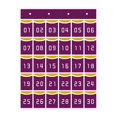 thumbnail image 1 of Classroom Pocket Chart Organizador de Teléfonos Móviles y Calculadoras con Bolsillos Múltiples Fabricado en Material No Tejido Resistente Fácil de, 1 of 10