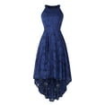 thumbnail image 1 of Ketyyh-chn99 Robe Maxi pour Femmes Robe de Mariage Robe de Fête Col en V Élégante Robe Maxi Formelle Robes de Soirée pour Femmes Bleu,P, 1 of 5
