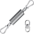 thumbnail image 1 of Spring Hanging Kit 250KG Capacity, 2x M10 Snap Hooks, 1x Suspension Spring and 1x 360 Rotatable ring, for Hammock Swing Chair, 1 of 5