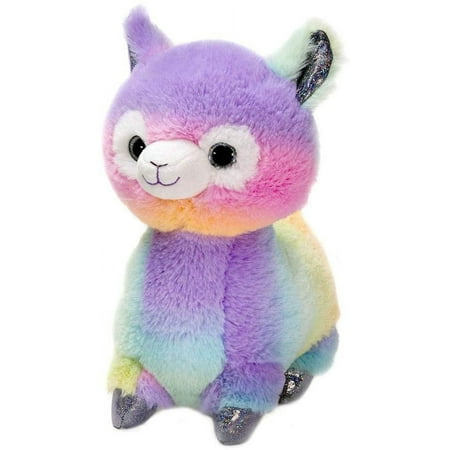 Fiesta Toys Rainbow Sherbet 10.5 Inch Standing Llama Stuffed Animal Plush Toy Fiesta Toys Rainbow Sherbet 10.5 Inch Standing Llama Stuffed Animal Plush Toy