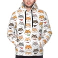 thumbnail image 4 of Hoodies for Men - Cute Dog colorful cartoon Long Sleeve Comfrt Men'S Fashion Hoodies & Sweatshirts, Sweatshirts for Men Hoodies Pullover Clothing Clothes with Pouch, 4 of 7