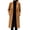 Coffee, variant on Long Wool Blend Coat for Women Dressy Notched Lapel Single Breasted Button Cardigan Jacket Loose Solid Color Long Sleeve Fall Winter Outerwear S