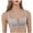 Gray, variant on IROINNID Full Coverage Bras For Women Solid Plus Size Floral Lace No Steel Ring Push Up Underwear Vest-Style Sleep Underwear
