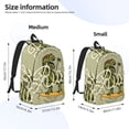 thumbnail image 2 of Balery Dinosaur Mochila Clásica Impresa Básica para Viaje, Mochila Escolar Resistente al Agua, Mochila de Lona con Correas Ajustables-Medium, 2 of 5
