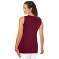 thumbnail image 2 of Jessica London Women's Plus Size Scoop-Neck Sweater Tank, 2 of 4