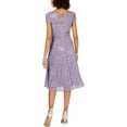 thumbnail image 2 of SLNY Womens Lace Sequined Midi Dress, 2 of 2