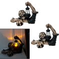 thumbnail image 1 of 2x Estatua de Saliendo de La Tumba, Decoraciones de Jardín de s con Linterna, Césped Al Aire Libre, Estatua Decorativa de Halloween, Soledad Estatua zombie al aire libre, 1 of 8