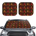 thumbnail image 2 of Vsdgher Animal Print Car Windshield Sun Shade, Reflective Sunshade Window Sunshade Sun Visor Protector Fit for Cars,Trucks,SUVs-Large, 2 of 6