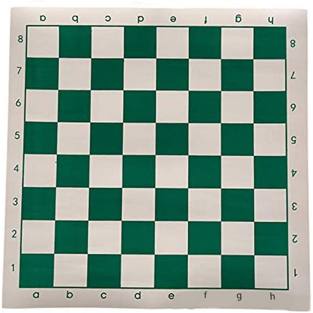 Tapete de ajedrez enrollable YONGSHENG para torneos de cuero PU tamaño 34 cm
