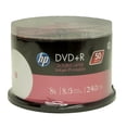 thumbnail image 1 of DVD+R DL, 8,5 GB, 8X HP, impresión por inyección de tinta blanca, paquete de 50 unidades, 1 of 4