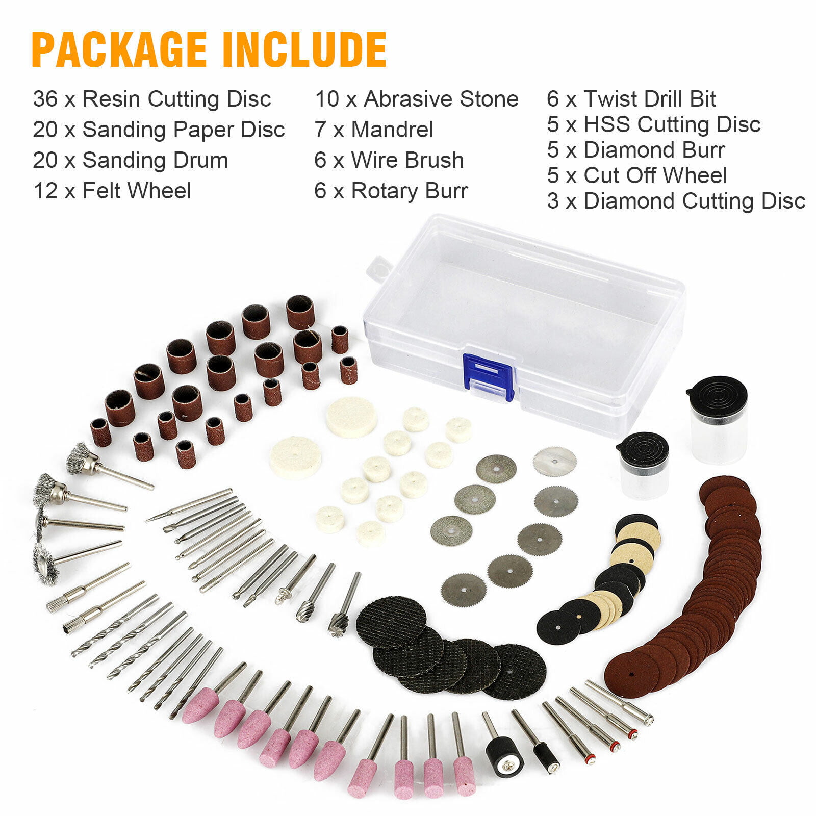 High Performance Rotary Tool Kit - Perfect for Grinding or Polishing –  MANWAY