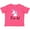 Vintage Hot Pink, variant on Inktastic 4th Birthday Cute Unicorn Girls Toddler T-Shirt