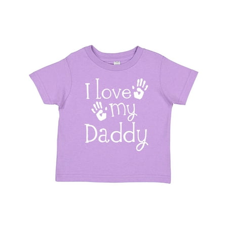 

Inktastic I Love My Daddy Fathers Day Gift Toddler Boy or Toddler Girl T-Shirt