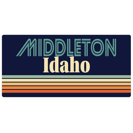 

Middleton Idaho 5 x 2.5-Inch Fridge Magnet Retro Design