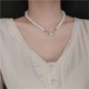 thumbnail image 5 of Collar de perlas, accesorios para mujer, colgantes brillantes de alta gama, collar de clavícula de estilo vintage., 5 of 5