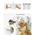 thumbnail image 5 of Autumn Pumpkin Leaves Flower Small Curtain Rod Pocket Short Curtains Home Decor Partition Cabinet Door Window Curtains, 5 of 6