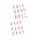thumbnail image 3 of Uñas acrílicas adhesivas, 24 piezas, diseño de ataúd falso en color rosa y negro, 3 of 5