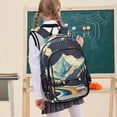 thumbnail image 7 of FORMRS Unisex School Backpack 17" Student Travel Bag with Laptop Compartment, Evening Mountain Road, 7 of 7
