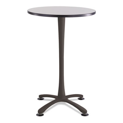 Safco Cha-Cha Bistro Height Table Base, X-Style, Steel, 42" High, Black