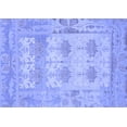 thumbnail image 1 of Ahgly Company Indoor Rectangle Oriental Blue Traditional Area Rugs, 5' x 8', 1 of 4