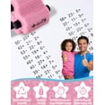 thumbnail image 5 of 4-in-1 Math Roller Stamp Set for Kids - Addition Subtraction Multiplication Division Practice Tool - Refillable Randomized Math Exercise Stamp for Learning, 5 of 10